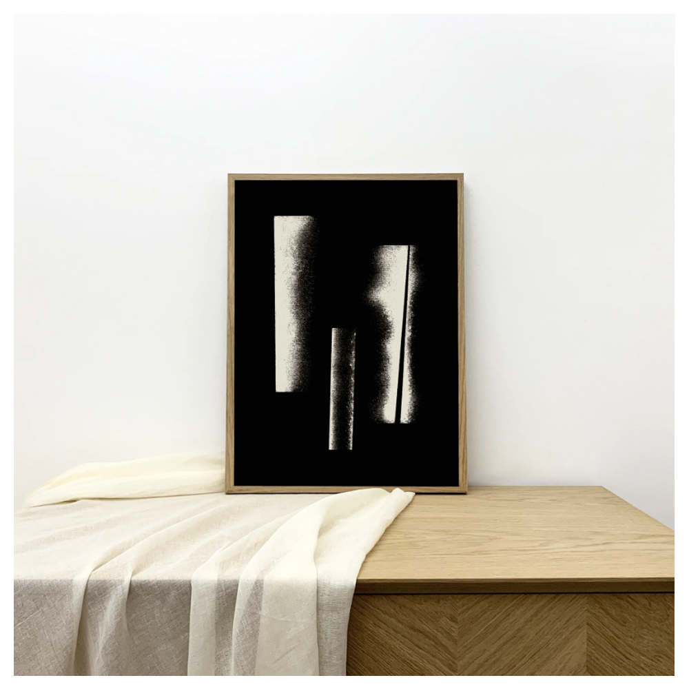 Matere 'Brutalism' A3 Screen Printed Wall Print